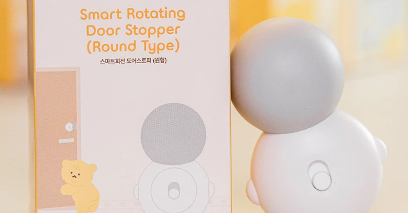 🖐️스마트 회전 도어스토퍼 (원형)