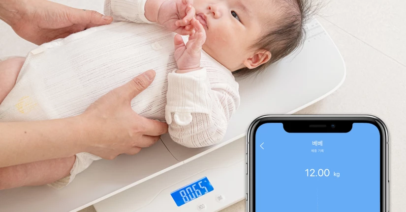 ⚖️베이비그로우 스마트 체중계 