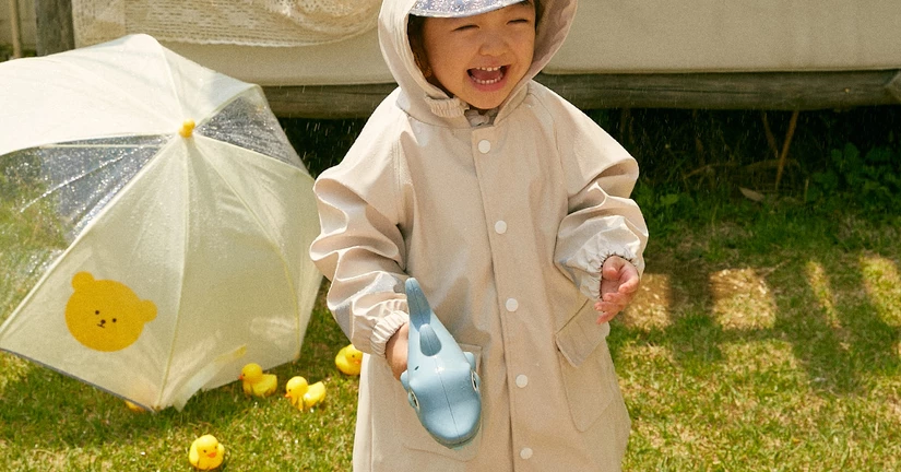 ☔ 유아용 안전 우비 레인코트