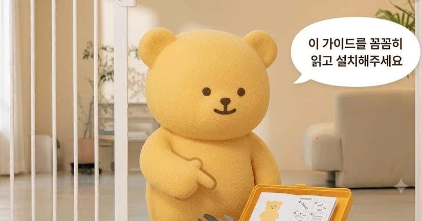 🛠️일자형 안전문 설치 가이드