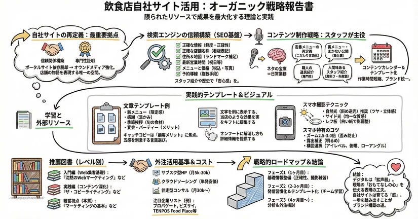 飲食店における自社サイト活用のためのデジタルマーケティング包括調査報告書