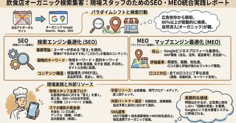 飲食店におけるオーガニック検索集客の最適化