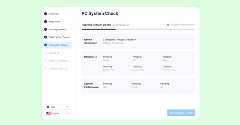 PC System Check: Improved Test Taker Video Device Setup