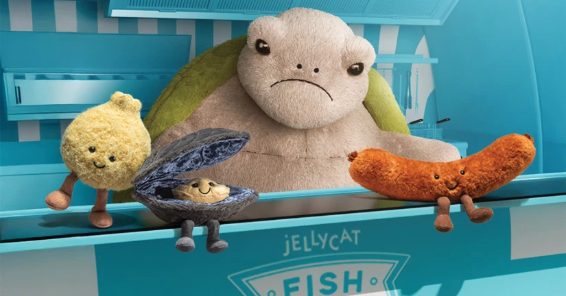 Jellycat Fish & Chips - Selfridges, London
