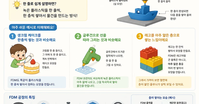 FDM 공정 기본 제조 방식 소개