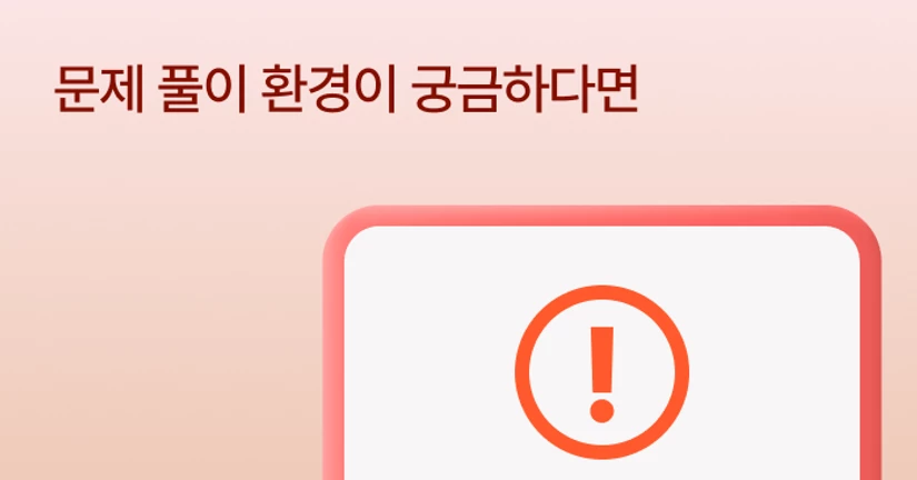 문제 풀이 환경