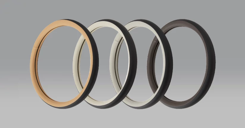 자동차 핸들커버 차량용 가죽 투톤