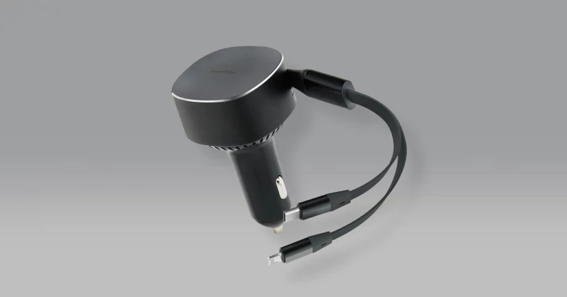 2in1 시거잭 케이블 일체형 충전기