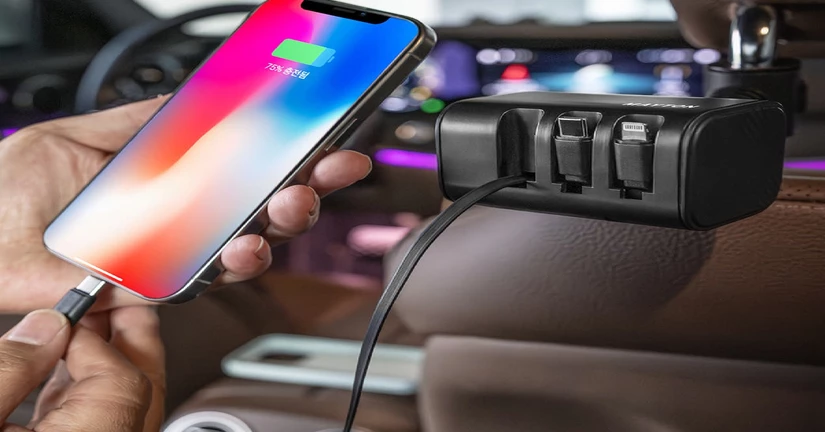 메이튼 3in1 릴타입 충전기 트리플릴