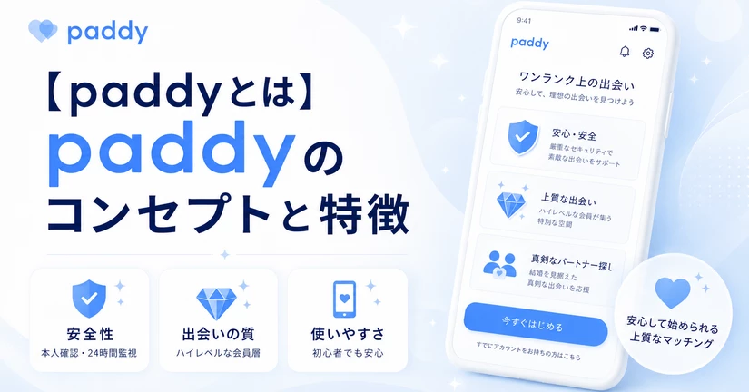 【paddyとは】paddyのコンセプトと特徴
