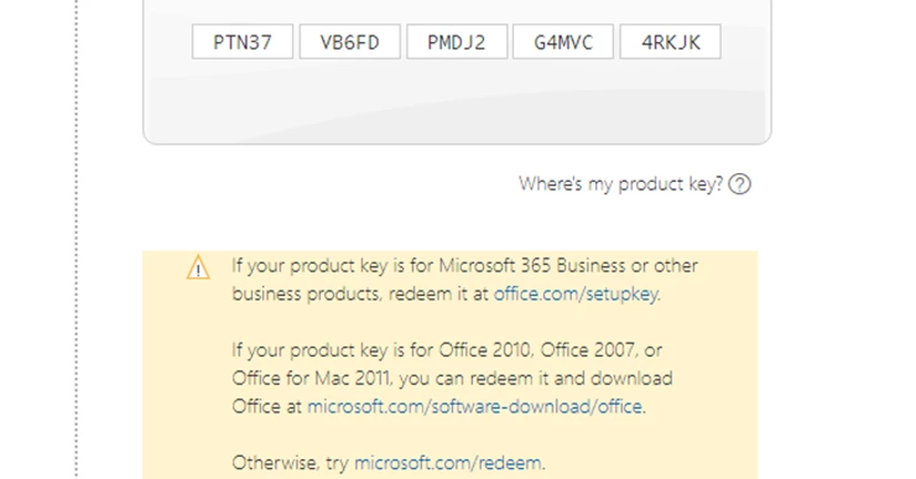 Office / Windows 인증 오류 – TOKEN_NOT_FOUND (키를 찾을 수 없음) 해결 방법