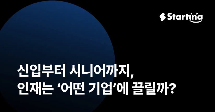 신입부터 시니어까지,
인재는 ‘어떤 기업’에 끌릴까?