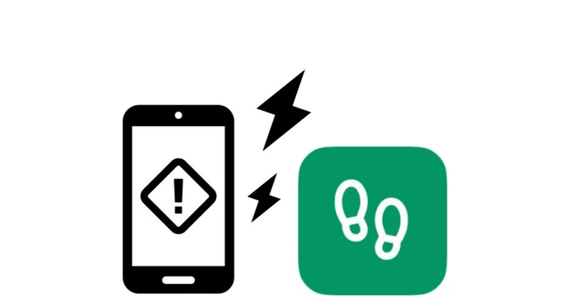 「健康ウォーク」のアイコンを押したが、ミニアプリが開かない（画面が固まってしまう）