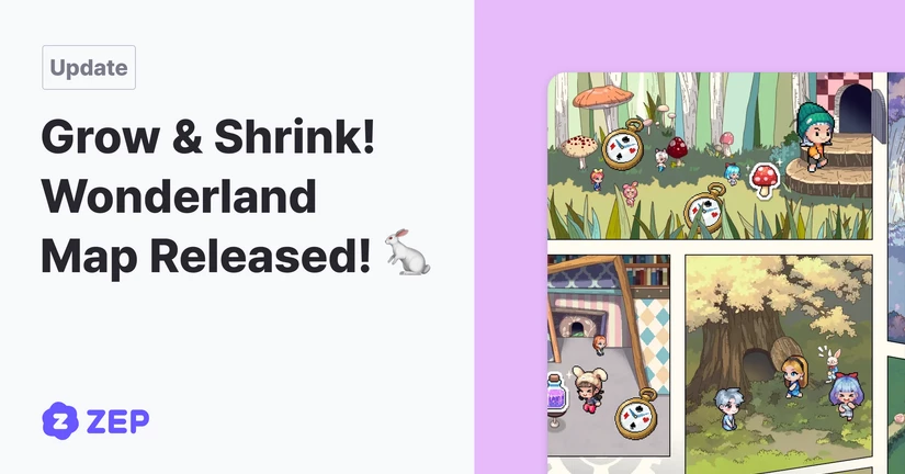 Grow & Shrink! Wonderland Map Released! 🐇