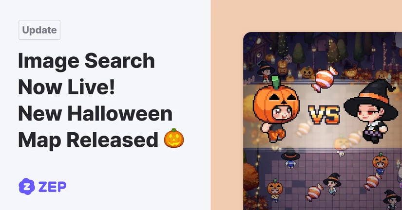 Image Search Now Live! Pumpkin Witch Halloween Map Released 🎃