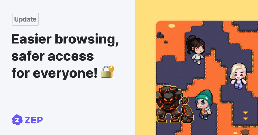 Easier browsing, safer access 
for everyone! 🔐