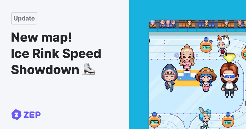 New map! Ice Rink Speed Showdown ⛸️