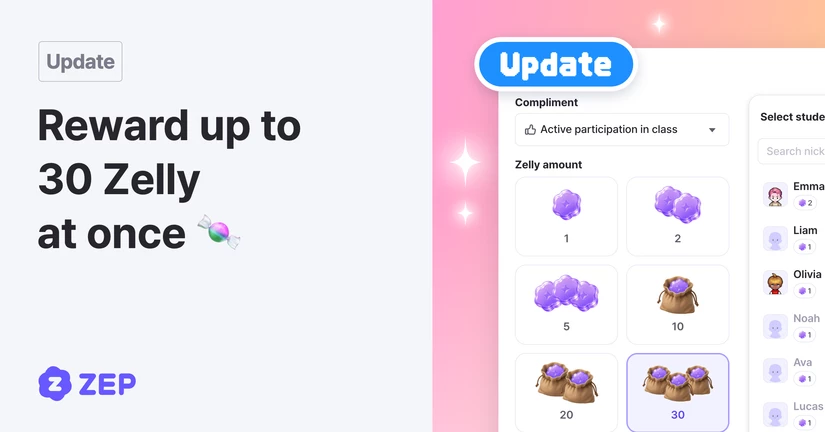 Reward up to 30 Zelly at once 🍬
