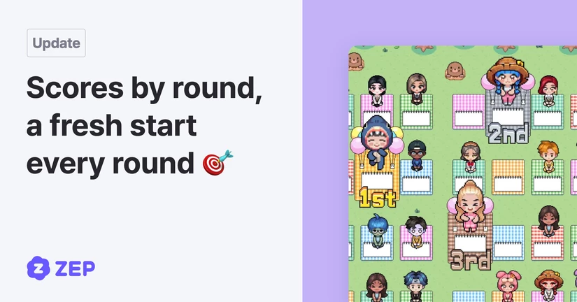Round-by-round scores, retry settings, and moving to student locations 🎯