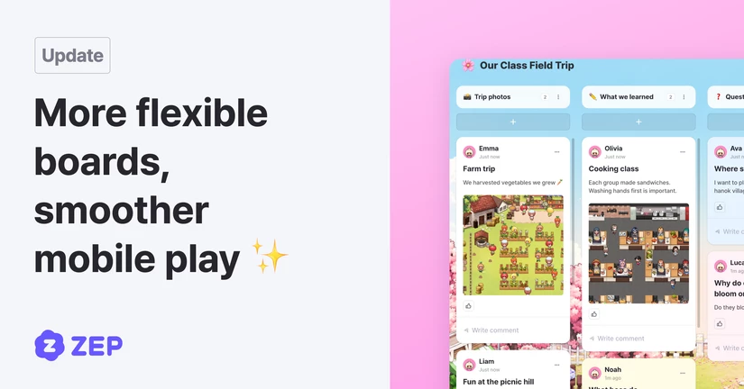 More Flexible Boards, Smoother Mobile Play ✨