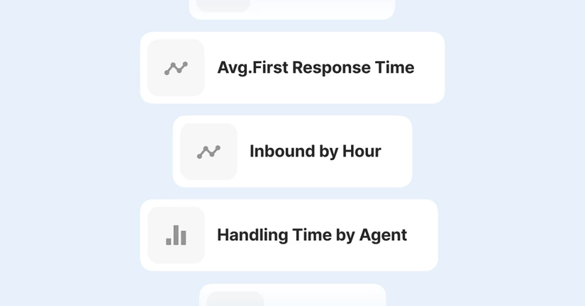 レポートの指標とフィルター
