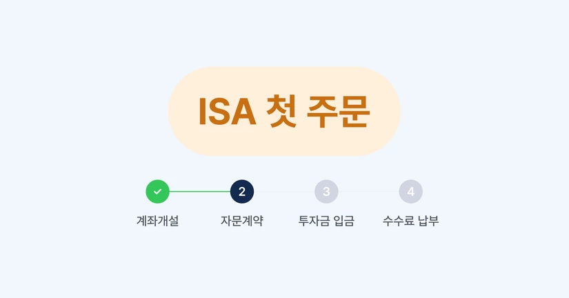 ISA 첫 주문 가이드