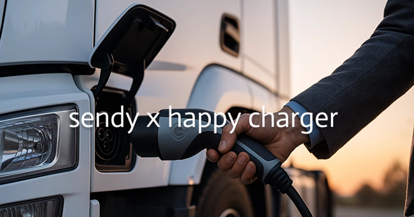 [센뉴스] 전국 39만개 충전소 '해피차저'와 손잡았어요.